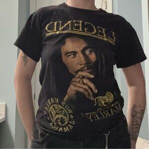 Legendary Official Bob Marley Black Graphic Tee